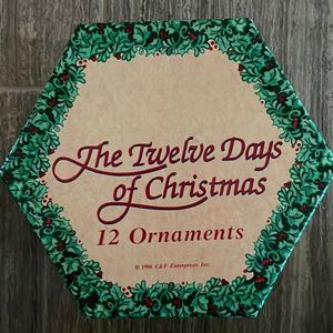 HP-🥇- Ornament Set-12 Days of Christmas 🆕-Neiman Marcus